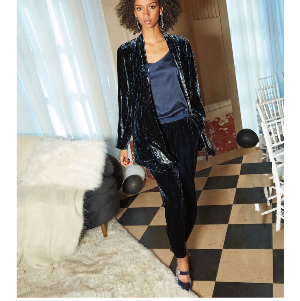 Eileen fisher velvet slouchy ankle pant